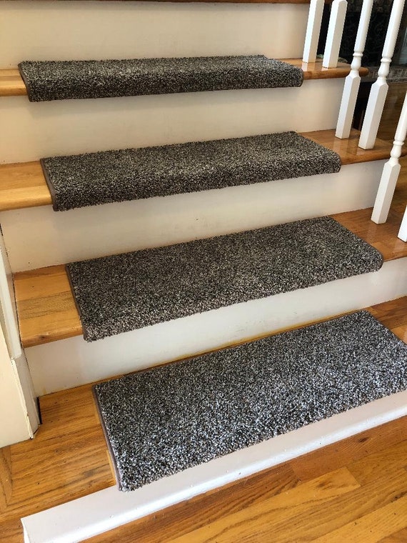 Ready to ship!  Lazy Days Creek Bed True Bullnose® Padded Carpet Stair Treads (Sold Individually)