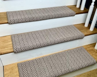 Always Natural Tuscan True Bullnose® Carpet Stair Tread Sold Each