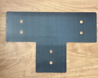 PostHugger™ Flat T Brackets AND MORE For 6x6 Wood Posts | Shop Table Pergola Brackets | 1/8" Plate Steel USA