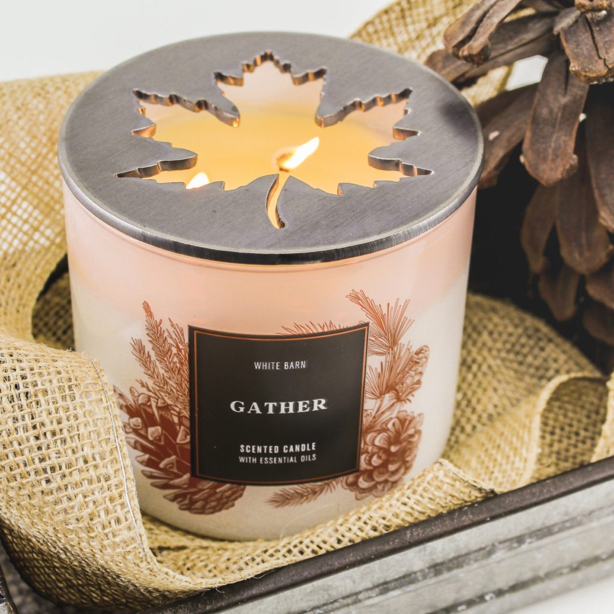 Fall Themed Handcrafted CandleSaver™ Brand Toppers! Campfire S'Mores