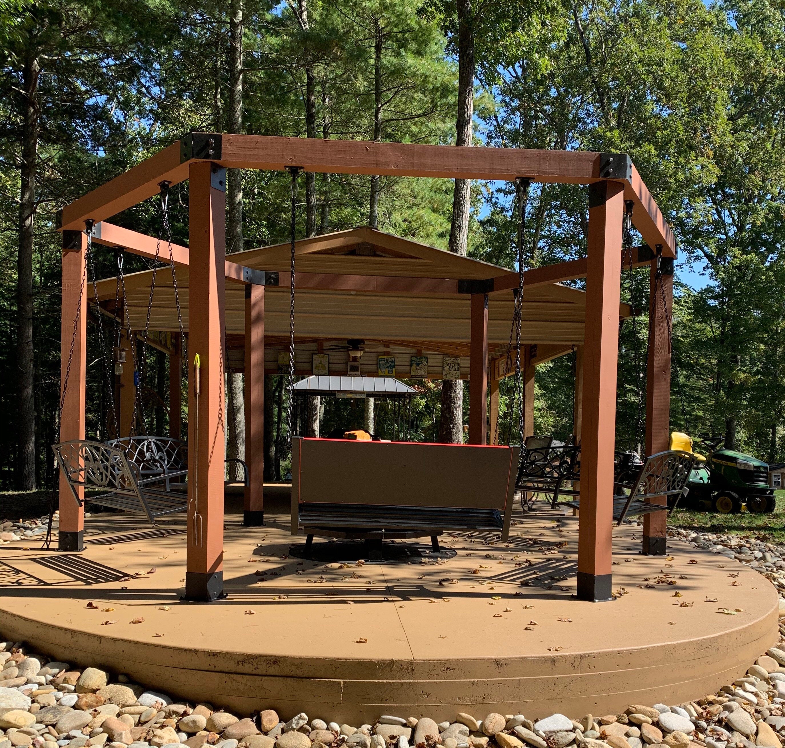 PostHugger™ 32 pc Octagon Pergola Bracket Set For 4x4 Posts 1/8