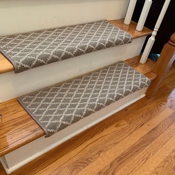 Springer's Point Creekbed Pet Friendly True Bullnose® Padded Carpet Stair Tread (Sold Each)