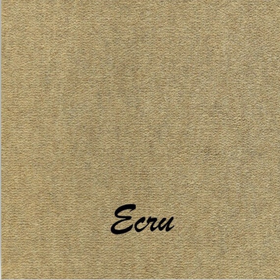 Ready to Ship! Boardroom Ecru 100% Wool True Bullnose® Padded Carpet Stair Treads 31" wide by 10" deep (Sold Per Step/Each)