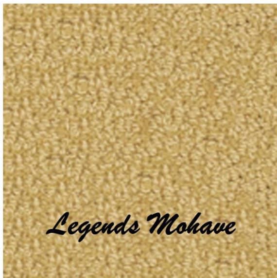 SALE BOX SET! Set of 12 Legends Mohave 100% New Zealand Wool True Bullnose® Padded Stair Treads 27" Wide X 10" Deep