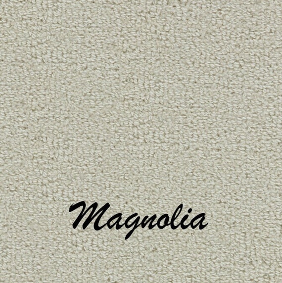 SALE BOX Set! Set of 14 Wool Tip Shear II Magnolia 100% New Zealand Wool True Bullnose™ Padded Carpet Stair Tread 35" wide X 10" deep