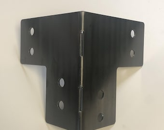 PostHugger™ Outside Corner Brackets AND MORE For 4x4 Wood Posts | Shop Table Pergola Brackets | 1/8" Plate Steel USA
