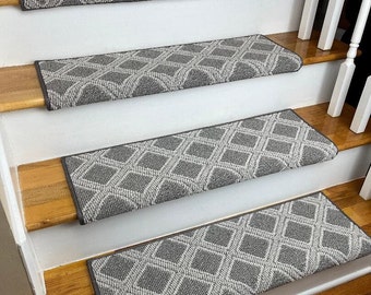 Scout Oxford Pet Friendly True Bullnose® Padded Carpet Stair Tread (Sold Each)