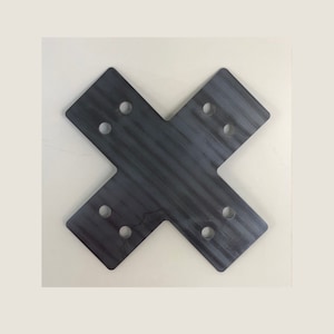 PostHugger™ Flat X™ Brackets AND MORE For 4x4 Wood Posts | Shop Table Pergola Brackets | 1/8&quot; Plate Steel USA