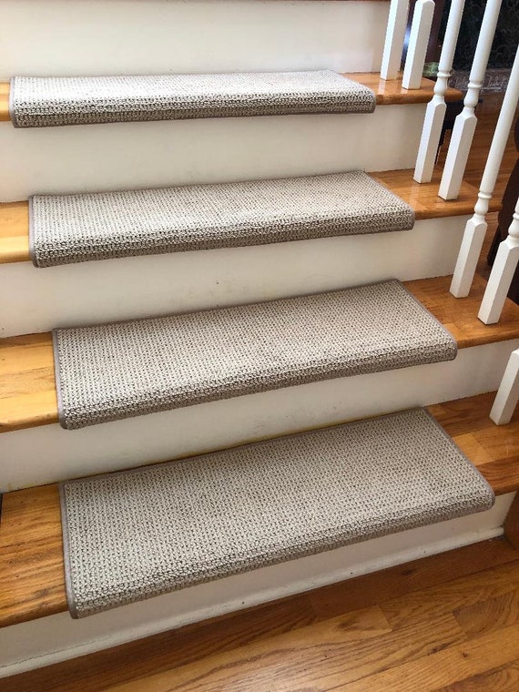 Arden Park Sandstorm (Plus other color) True Bullnose® Carpet Stair Tread Sold Each