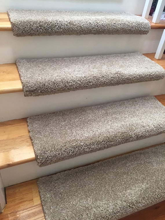 Ready to ship! Dazzling Acorn Plush Shag True Bullnose™ Padded Carpet Stair Tread  - For Safety Comfort Dog Cat Pet (Sold Each)