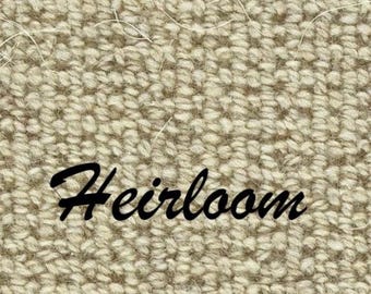 Washington Square Heirloom (plus other colors) 100% Wool! True Bullnose® Padded Carpet Stair Tread (Sold Each)