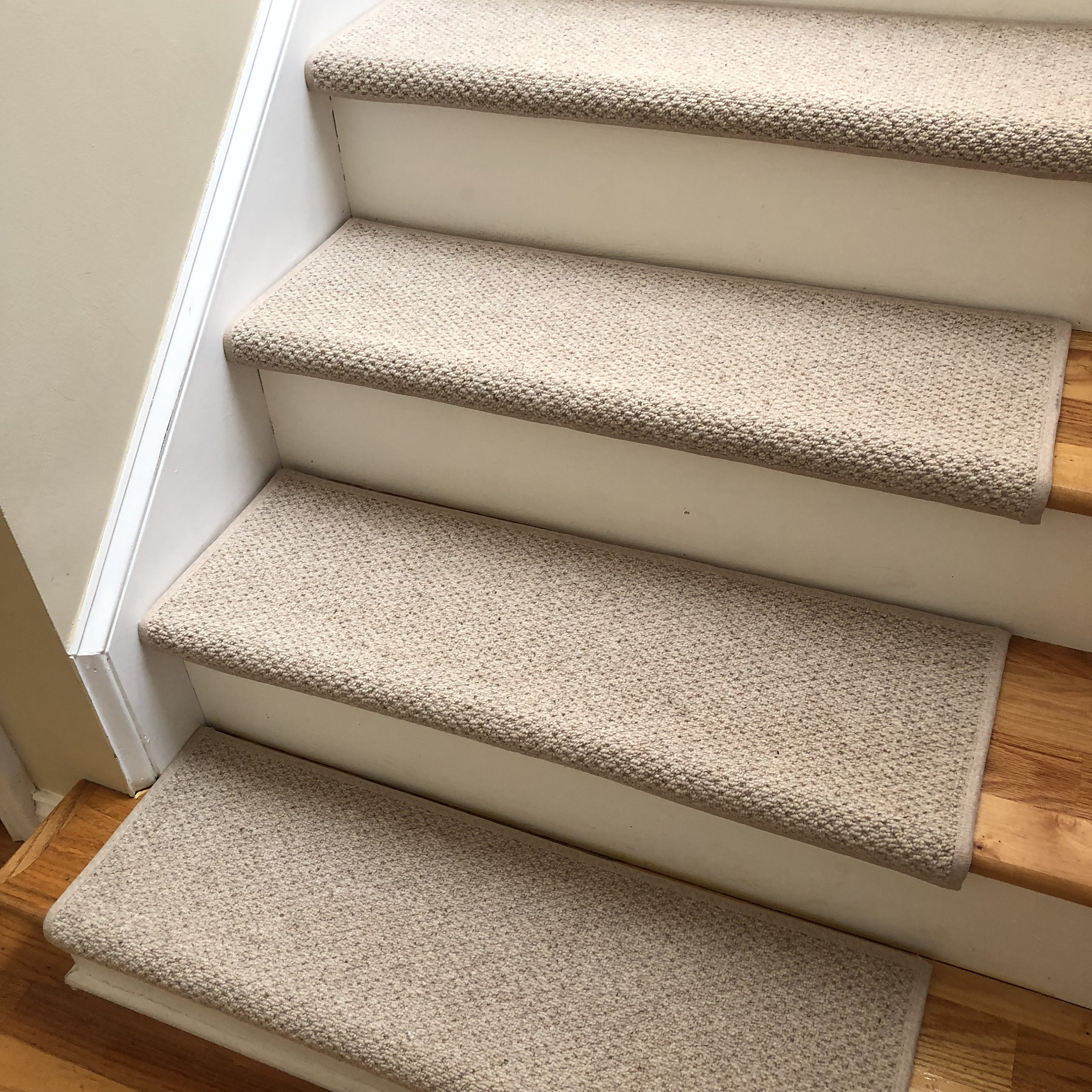 OPEN BOX SALE! Set of 15 Windsor Taupe 100 Wool True Bullnose™ Padded