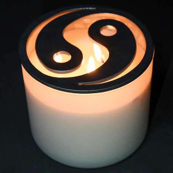 Premium Candles Jar Candle Cover Candle Lid Jar Candle Topper Accessories  Shades Sleeves, with 6 Styles to Select - Style 3 