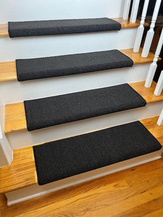 Matrix Evening Fade 100% New Zealand Wool-True Bullnose® Padded Carpet Stair Tread Runner Replacement Style, Comfort and Safety (Sold Each)