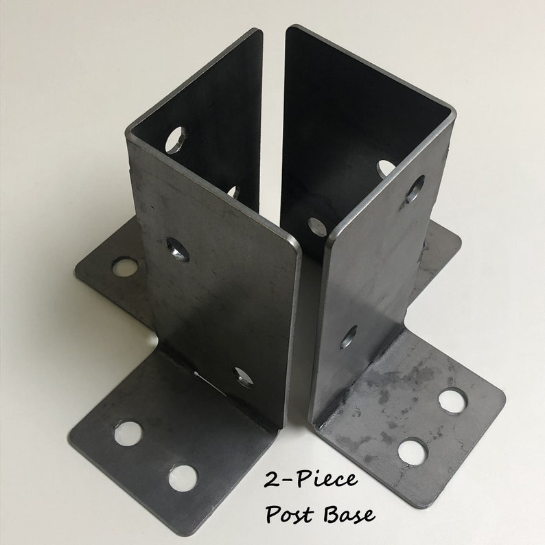 18 Plate Steel USA! Heavy Duty Shop Table Pergola Brackets! PostHugger\u2122 Brackets For 6x6 Wood Posts Corners T/'s L/'s Others Available