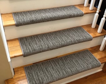 Easy Fit Papoose (and other colors) True Bullnose® Padded Carpet Stair Tread (Sold Each)