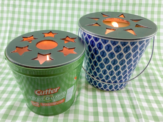 Citronella Candle-Saver™ Brand Toppers Which Help Melt your Candle Evenly! AND Look Great!
