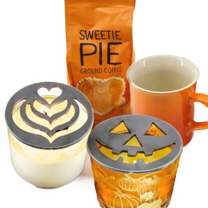 Fall Themed Handcrafted Candle-Saver™ Brand Toppers - Campfire Roast, Pumpkins, & More! Help Melt Candle Evenly-Fit Yankee and Other Candles