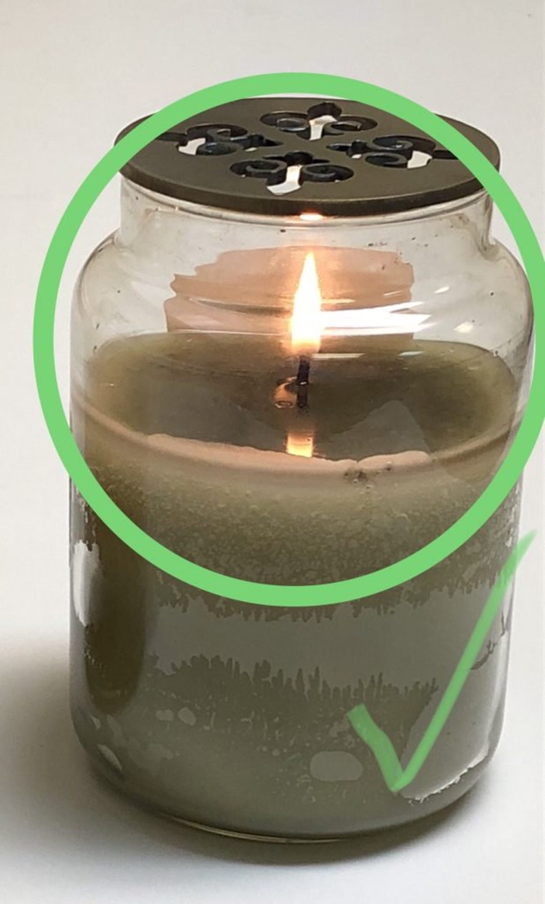 No More Core or Tunneling Helps Melt Candle Evenly AND Looks Etsy
