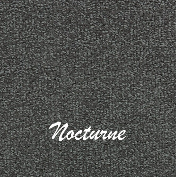 SALE BOX Set! - Set of 18 Wool Tip Shear II Nocturne 100% New Zealand Wool True Bullnose™ Padded Carpet Stair Tread 31" wide X 10" deep