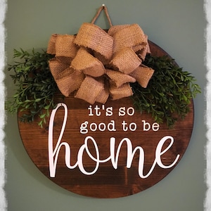 Personalized Door Hanger, Custom Door Hanger, Last Name Sign, Last Name Decor, Wood Door Hanger, Wood Door Sign