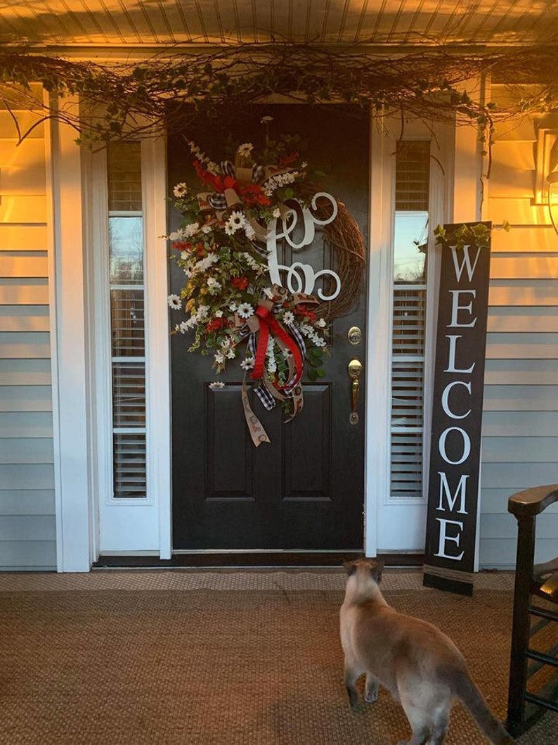 Front Porch Welcome Sign 5 Foot Welcome Sign 4 Foot