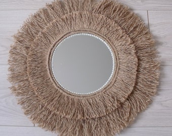 Miroir rond Ethnique