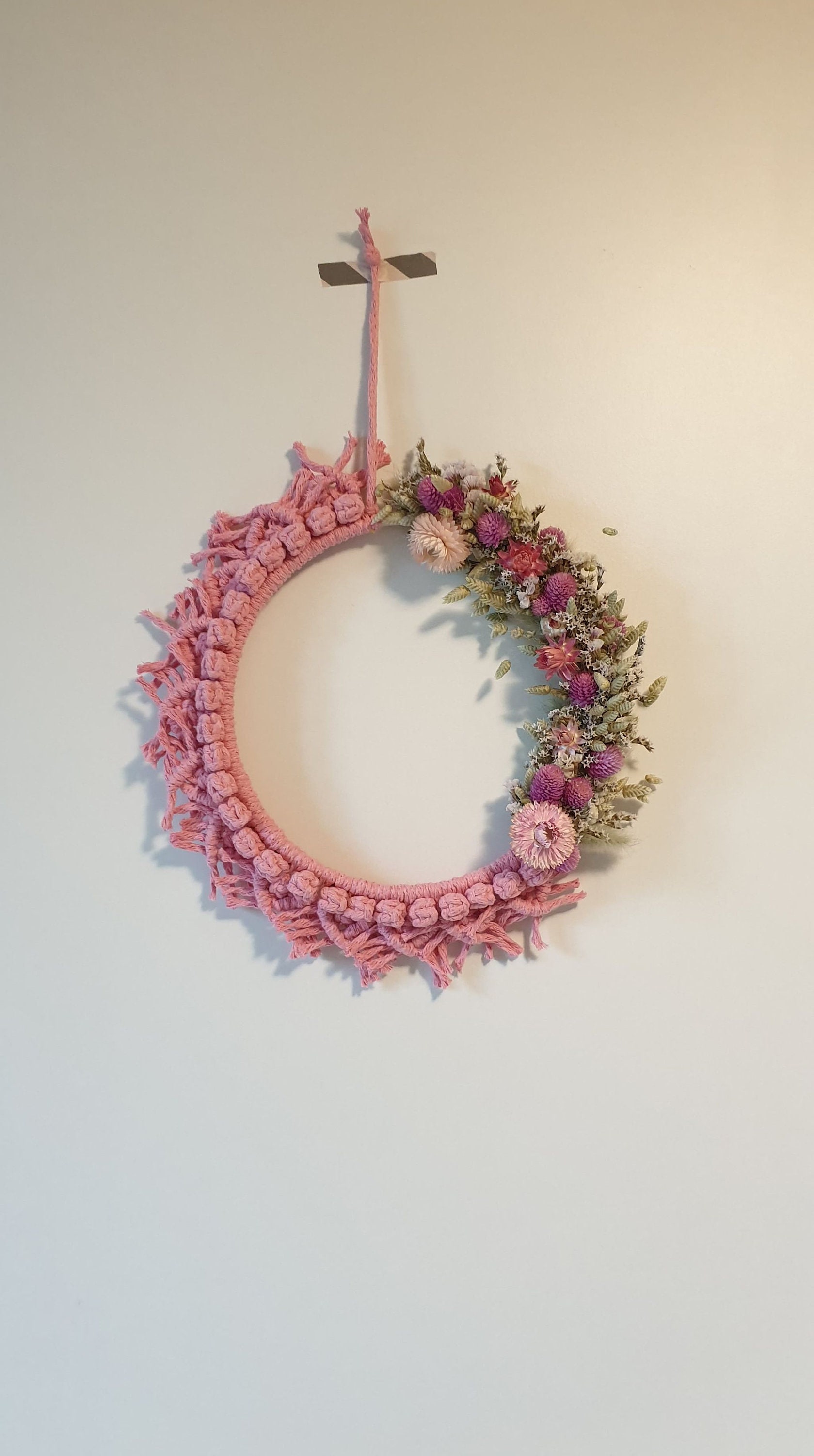 Couronnes Fleurs Séchées