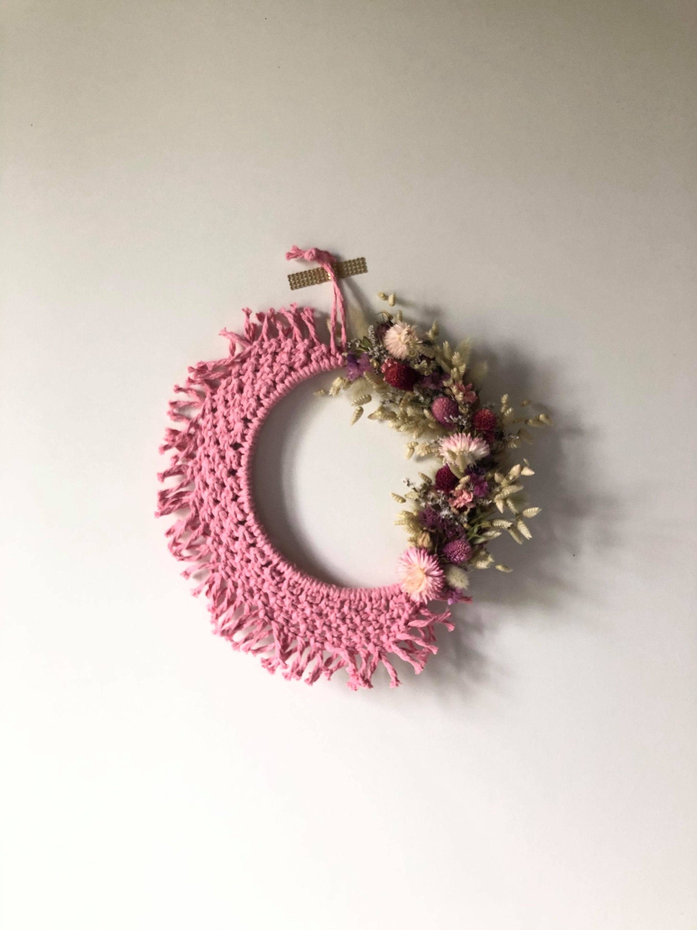 Couronnes Fleurs Séchées