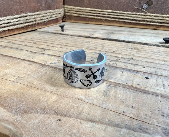 Random Tribal - Wide Ring