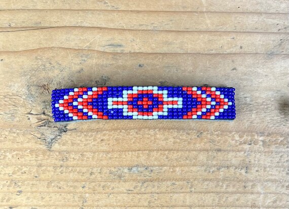 Hand Beaded Hair Barrette
