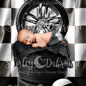 Stacked Racing Tires