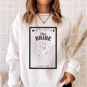 Boho Bride Sweatshirt, Mystic Bride sweatshirt, Tarot Bride Sweatshirt, Boho Bachelorette sweater, Bachelorette sweatshirts, Tarot sweater