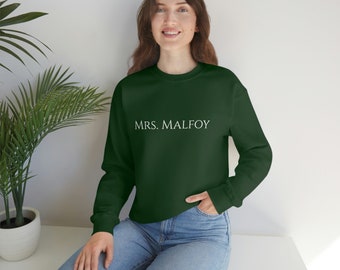 Mrs. Malfoy Felpa girocollo unisex