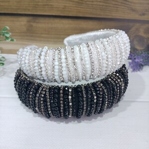 Diadème de mariée noir Couronne de mariage gothique Bandeau de mariée Bandeau de strass de mariage Bandeau de mariage en cristal Strass bandeau de mariée