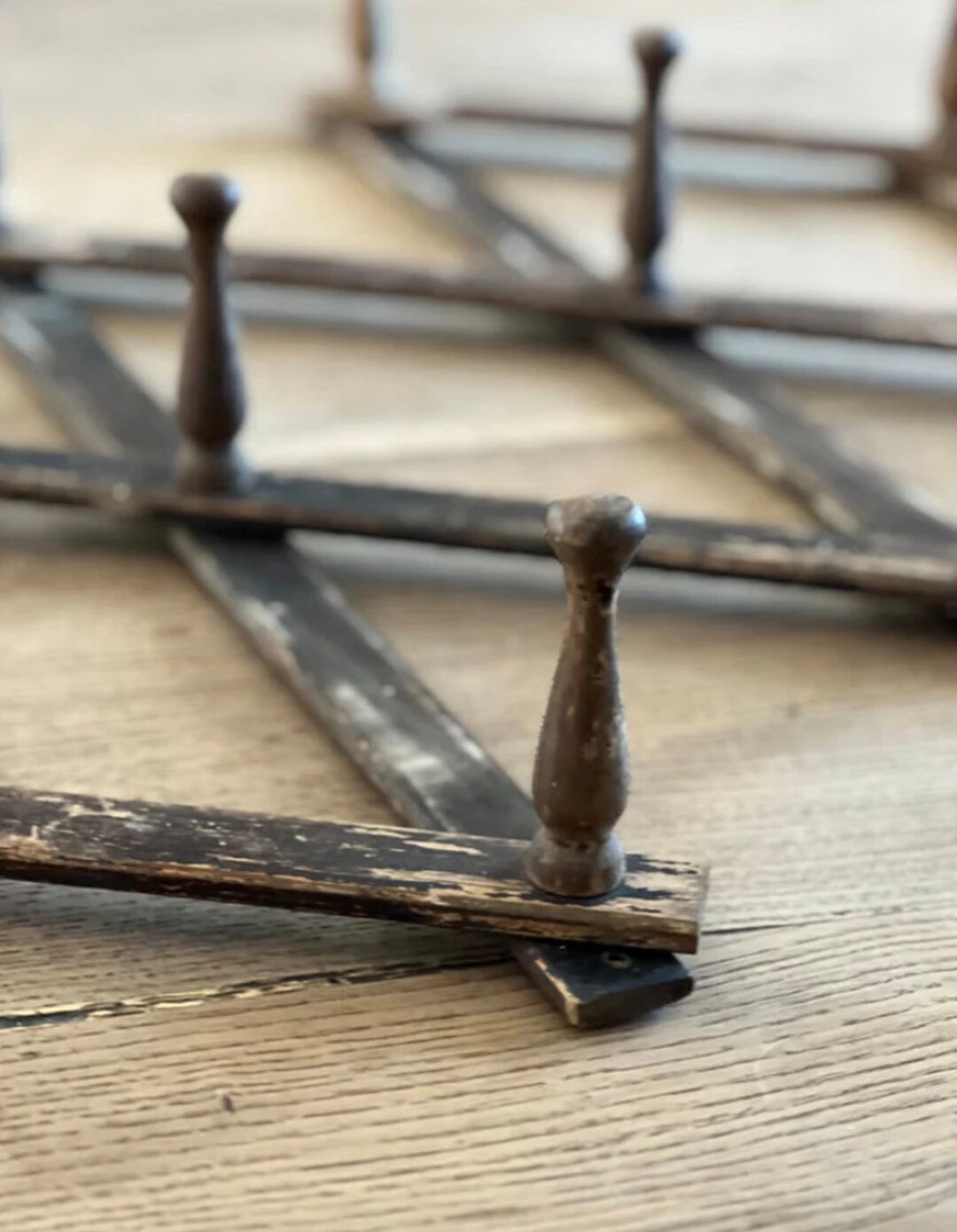 Vintage Accordion Peg Rack Etsy
