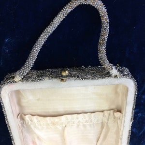 Antique/ Vintage Beaded Evening Bag 1920/30s image 4