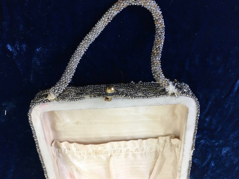 Antique/ Vintage Beaded Evening Bag 1920/30s image 4