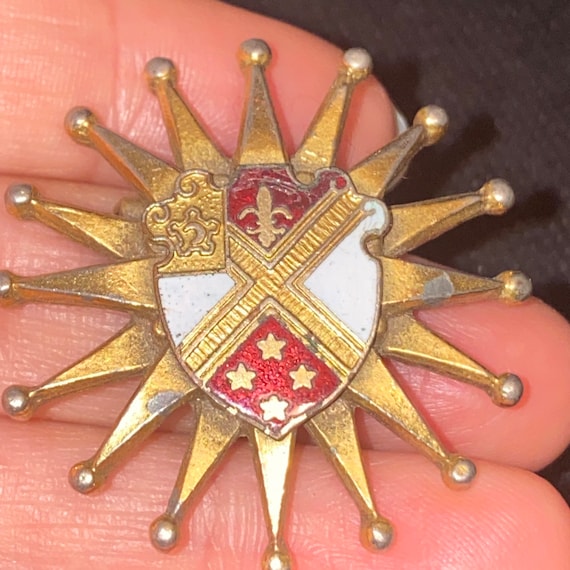 SPILLA SMALTO ALBERO Genealogico Albero Genealogico Vintage Stile Art Deco Spilla Distintivo - Foto 8