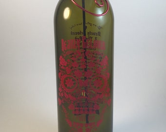 Wine Bottle Incense Burner - Dearly Beloved Wine - Collector's Item