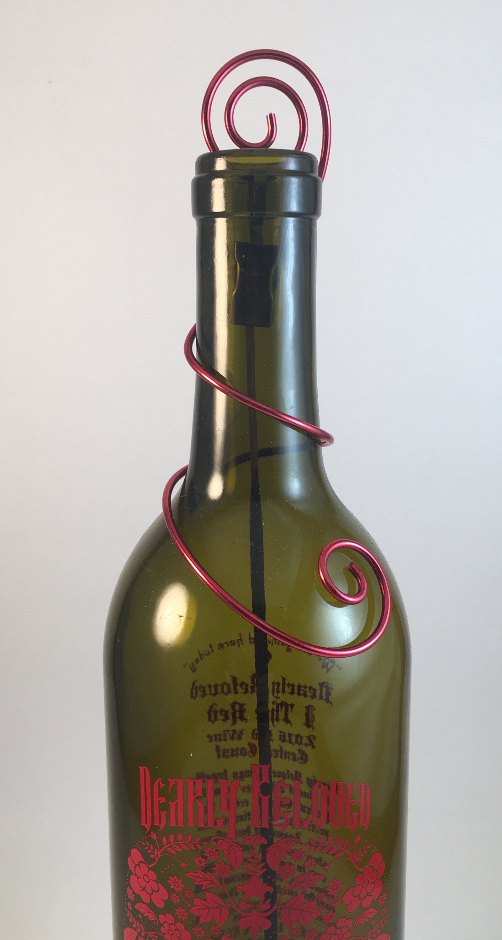 Wine Bottle Incense Burner Dearly Beloved Wine - Etsy