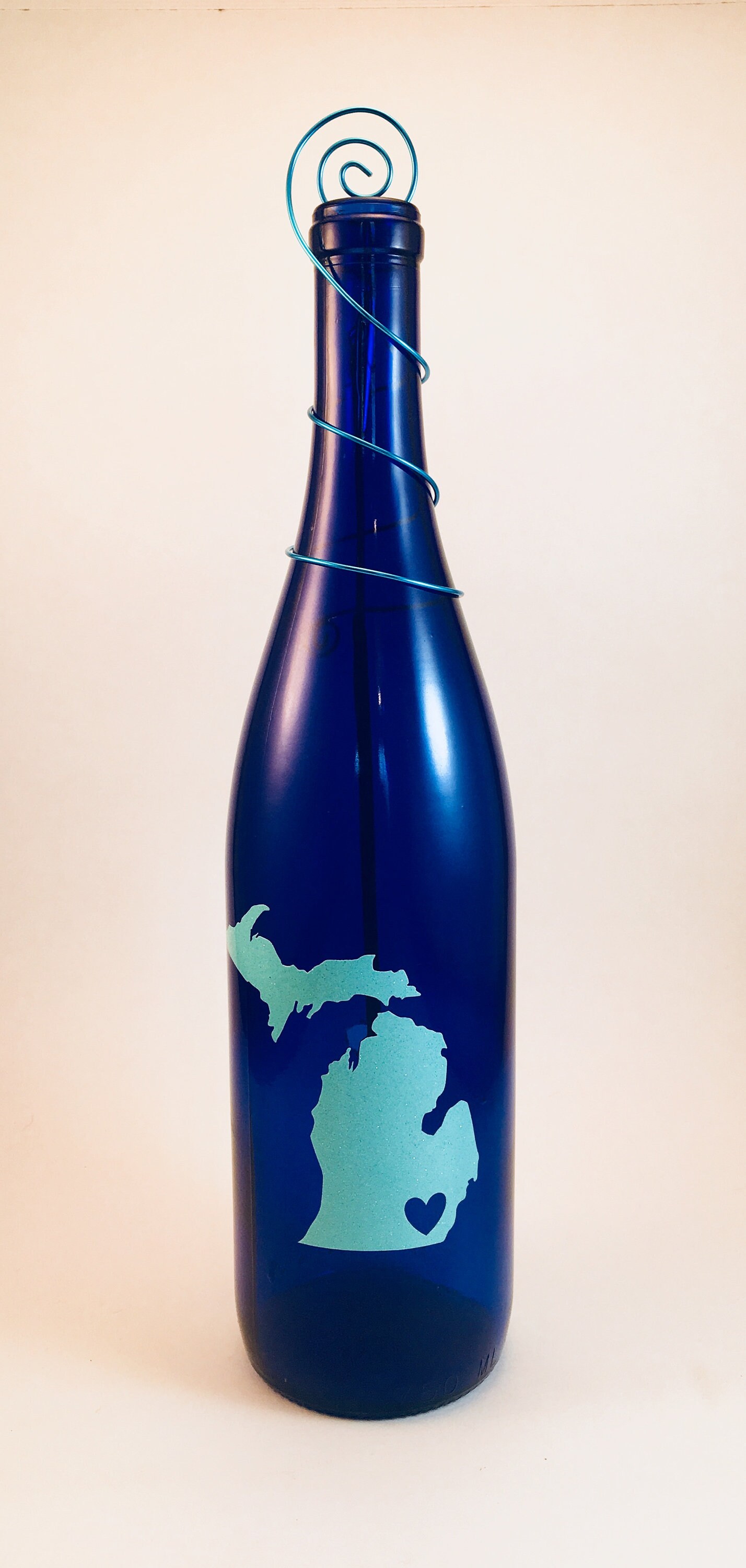Wine Bottle Incense Burner - Cobalt Blue - Etsy