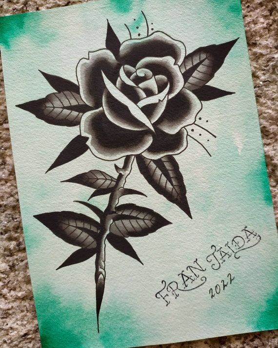 26 Trending Black Rose Tattoo Designs For This Year