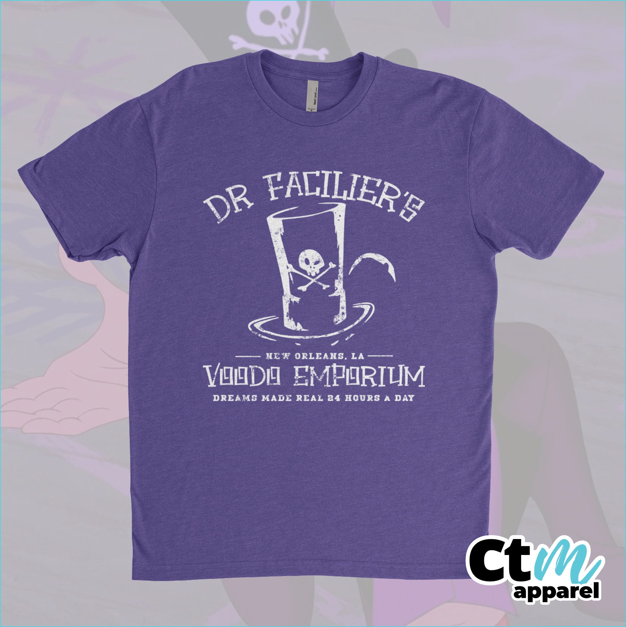 Dr Facilier Voodoo Emporium Shirt Princess and the Frog New Etsy