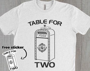 Table For Two Disneyworld Shirt | Epcot Shirt | Funny Disney Shirt | Drinking Around The World Shirt | Disney Trip Shirt