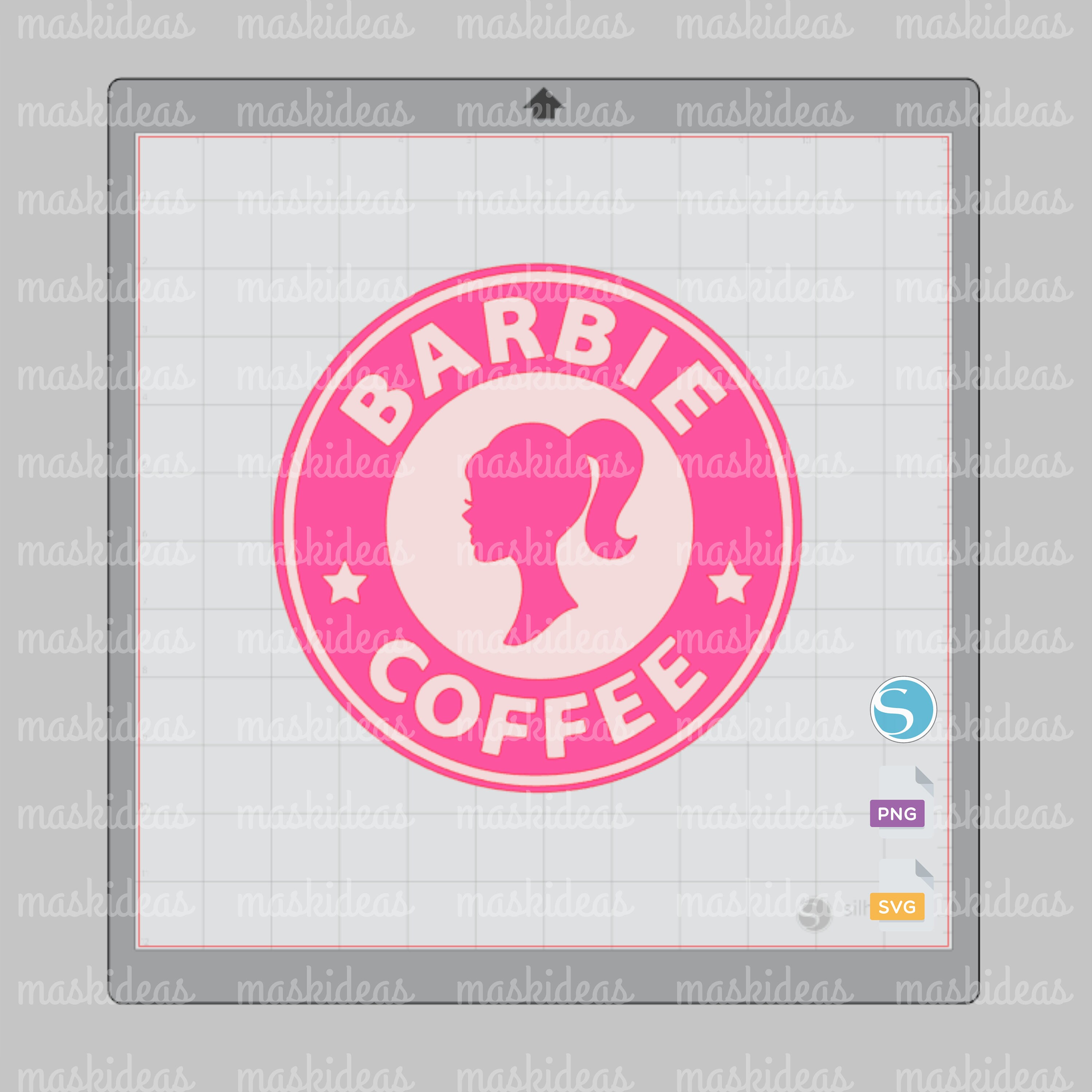 Barb Coffee Logo PNG SVG & SILHOUETTE Studio Digital - Etsy Australia