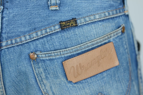 1960s Wrangler bluebell jeans, western jeans, 34"… - image 7