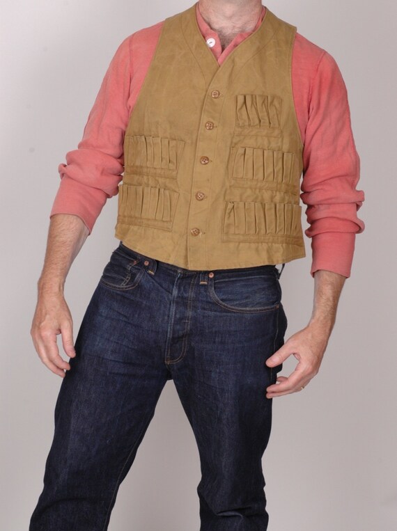 Red Head 1940s hunting vest, Fishing vest, outdoor