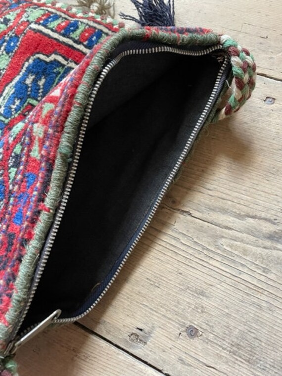 1960s, 1970s Persian ethnic tassel carpet bag, purse,… Gem