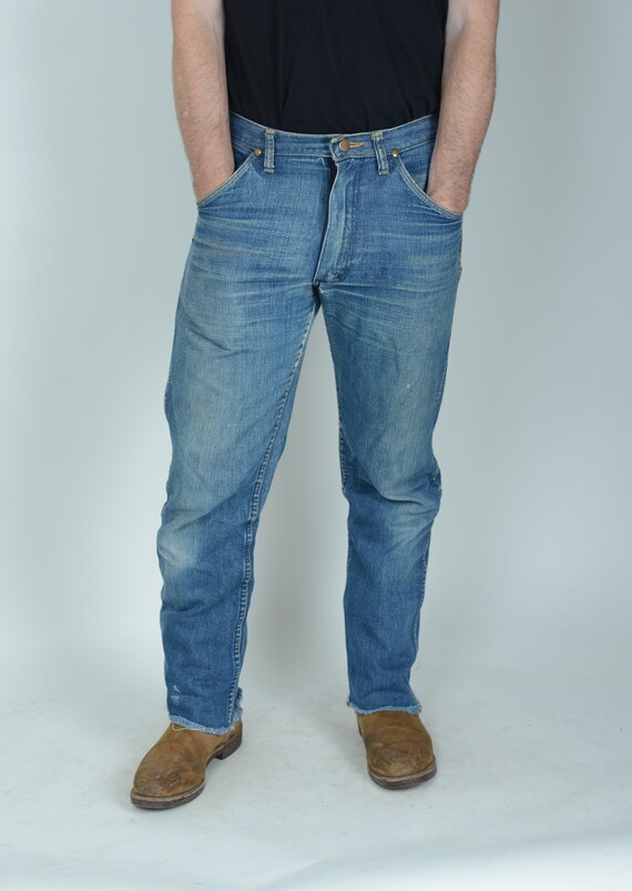 1960s Maverick  bluebell jeans, western jeans, 32… - image 8